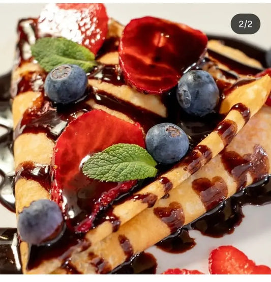 Crepes Dulces – Fruta, Nutella, Plátano o Fresa Manduc