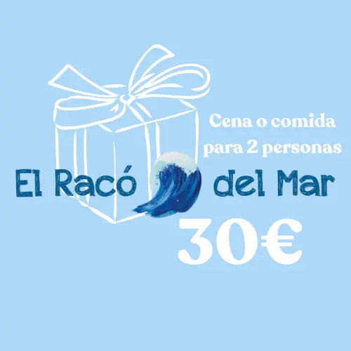 Tarjeta regalo - Cena o Comida al Racó del Mar Manduc