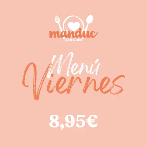 Menú Viernes Manduc