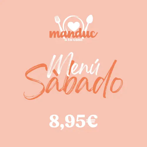 Menú Sábado Manduc