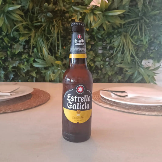 Cerbeza Estrella Galicia sin gluten 25cl Manduc