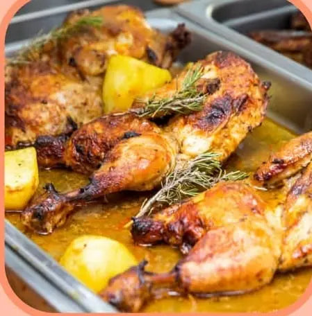 Medio Pollo al Horno Manduc